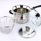 21CM Stailness Steel Multipurpose Mini Soup Pot thumbnail-1