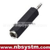 2.5mm stereo plug male to 6.35mm stereo,mono jack female adapter