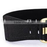 New Style Ladies and Women Fashion Zinc Alloy Buckle All-match Carved Elastic Super Side Waist Belt thumbnail-1