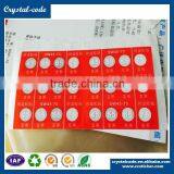 Hot Sale Water Custom Printed Waterproof Heat Resistant Thermal Indicator Sticker thumbnail-1