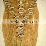 100% Human Hair Clip in Hair Extensions for African American Full Head Clip in Hair Extensions Straight 100g Per Set
