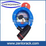 Cable lock/ bicycle wheel lock/ colorful bicycle lock Motorcycle Lock/wire lock