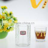 hexagonal shaped glass bottle wholesale