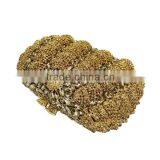 Hard Metal Box Gold Stone Clutch Evening Bag Pumpkin Woman Handbags Fashion Ladie Fancy Purses(8792A-G) thumbnail-6
