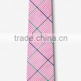 2016 Latest Plaid Pattern Cotton Necktie and Pocket Square on Sale thumbnail-1