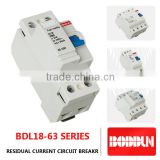 BDL18-63 10KA rccb elcb NEW TYPE residual current circuit breaker
