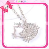 Christmas gifts hello kitty crystals necklace