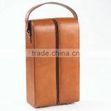 Clava Double Leather Wine Bottle Holder thumbnail-1