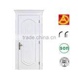 Interior Bathroom Bedroom Toilet PVC Wooden Doors With Glass Price thumbnail-2