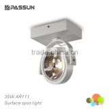 modern indoor surface mounted halogen spotlight AR111 35w