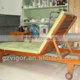 Beach Chair with wheels,Swimming Pool Chaise Lounge,Leisure Futniture