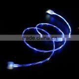 Best Visible Flow Led Light Usb Charging Sync Cable for Iphone 6 Charger Cable thumbnail-4