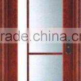 Aluminium Swing Hinged Door Double Glass Handle Lock Manufacturer thumbnail-1