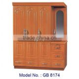 Modern 4 Doors Wadrobe With Mirror MDF Bedroom Furniture, cheap wardrobe closet, mdf modern bedroom furniture, bedroom wardrobe
