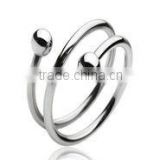 316L surgical steel spiral body piercing jewelry