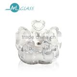wholesale glassware suppliers borosilicate big elephant candle holder