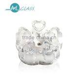 wholesale glassware suppliers borosilicate big elephant candle holder