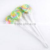 Christmas Decoration Candy , Colorful Swirl Flat Lollipops thumbnail-6