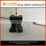 Wholesale Red Round Glass Ornament Wholesale Tree Jade Ornament Sale thumbnail-1