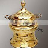 Fancy Handmade Chafing Dish for Sale | Top Quality New Design Chafing Dish | Brass Plated Chafing Dish thumbnail-2