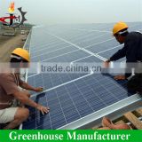 Mulit_span Solar photovoltaic cell greenhouse