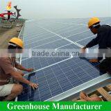 Mulit_span Solar photovoltaic cell greenhouse