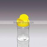 Super Quality Bpa Free Clear Round 5 oz Flip&shaker Top Spice Jar Plastic