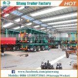 Flatbed Semi Trailer Manufacturers for Container Transport Platform Chasis Trailer thumbnail-3