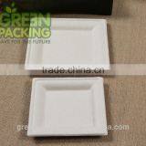 Sugarcane Unbleached Biodegradable Plates Made From Bamboo thumbnail-2