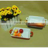2014 Hot Sale Square Shape Color Ceramic Bakeware thumbnail-2
