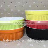 Stocked Colorful Round Shape Sala Bowl,ceramic Soup Bowl for Microwave Oven thumbnail-2