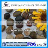 Top Selling Garden Decoration Natural Amber Irregular Colorful Glass Marble