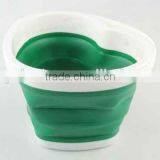 5L Outdoor Folding Circular and Heart Shaped Silicone Bucket thumbnail-4