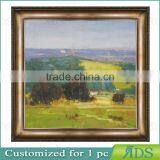 Wall Decor Village Scenery Oil Painting On Canvas thumbnail-2