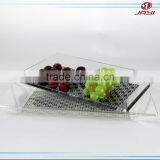 Low Cost Small Cube Acrlyic Square Acrylic Serving Tray Serving thumbnail-5