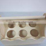 Lightweight Handmade Wooden Wine Bottle Holder Basket Wholesale thumbnail-1