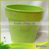 Creative High Quality Round Square Plastic Flower Pots,Decorative Sticker Planter thumbnail-1