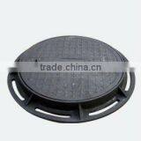 Round Square Ductile Iron Cast Iron Manhole Cover and Frame Grating EN124 B125 C250 D400 thumbnail-2