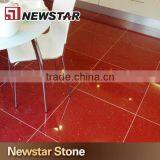Crystal Red Sparkle Quartz Floor Tiles thumbnail-1