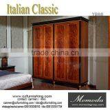 YB68 Italian Makeup Antique Dressing Table Glass Mirror Bedside Tables thumbnail-3