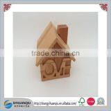 House Type Handmade and Solid Wood Material Wooden Money Box thumbnail-2