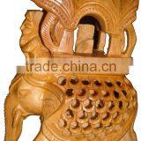 Wood Carving Elephant/wooden Sculptures thumbnail-1