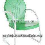 LIME GREEN/WHITE CROSLEY GRIFFITH METAL CHAIR thumbnail-1