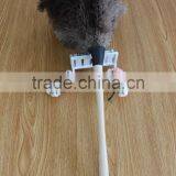 Long Wood Handle Ostrich Feather DUSTER thumbnail-6