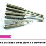Non-magnetic 304 Stainless Steel Slotted Screwdriver,SS Phillips Screwdriver thumbnail-1