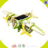2017 Wholesale Kids Airplane Build Kit Wooden Assembly Toys New Design Children Wooden Assembly Toys W03B068 thumbnail-3