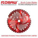 ITO-G-7 TCT Grass Trimmer Weeds Saw Blade Parts For Brush Cutter SK-5 Body and YG8 Tips, Size 230MM*36T and 255mm*40T thumbnail-4