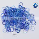 Small Elastic Silver Bands With Glitter thumbnail-3