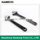 Black Finish Adjustable Wrench and Spanner thumbnail-1