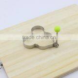 Novelty Kitchen Tools Stainless Steel Fried Egg Pancake Mold Ring thumbnail-1